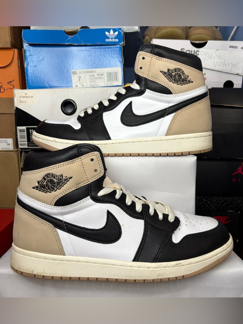 Size 10.5 - Air Jordan 1 Retro OG High Latte W